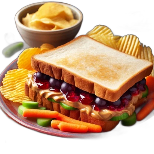 food, animal, crown, photorealistic, 3d render, sandwich, white, bread transparent PNG cut-out