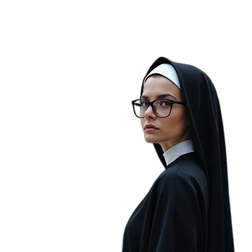 jacket, staff, face, dress transparent PNG cut-out