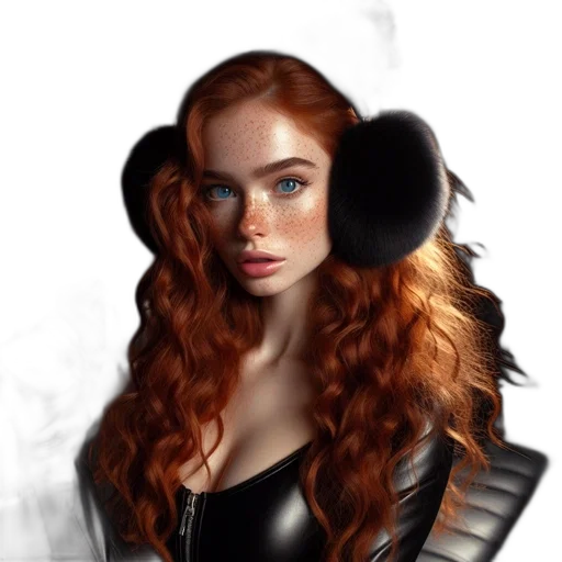 jacket, face, mask, hair, fantasy art, photorealistic, concept art, comic book art transparent PNG cut-out