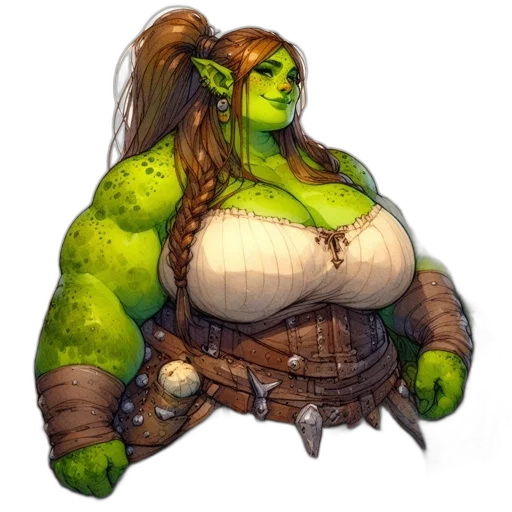 dress, concept art, fantasy art, pixel art, comic book art, green, ethereal, female transparent PNG cut-out