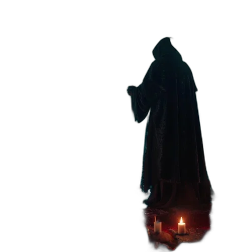 dress, jacket, staff, sword, concept art, 3d render, pixel art, fire transparent PNG cut-out