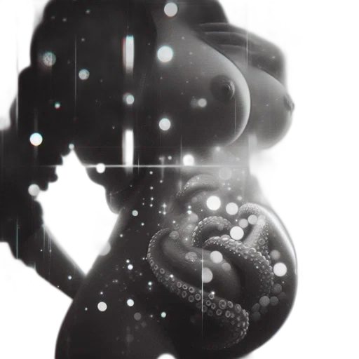 robot, concept art, 3d render, monochrome, artwork, exhibits, female, figure transparent PNG cut-out