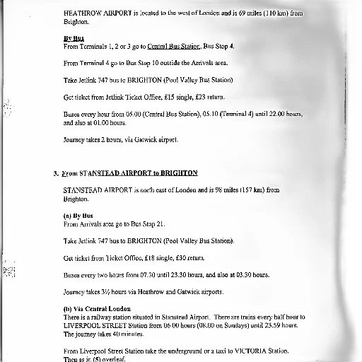 document, titled, heathrow, airport, provides, information, how, get transparent PNG cut-out