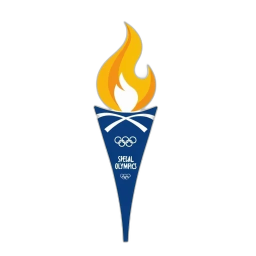 staff, second, image, shows, same, stylized, olympic, torch transparent PNG cut-out