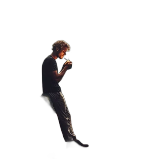 staff, shoes, robot, jacket, pixel art, concept art, photorealistic, outer space transparent PNG cut-out