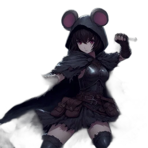 weapon, mask, staff, creature, concept art, fantasy art, 3d render, anime transparent PNG cut-out
