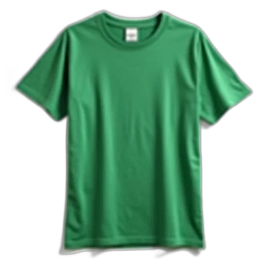 dress, jacket, 3d render, green, earth tones, plain, t-shirt, round transparent PNG cut-out