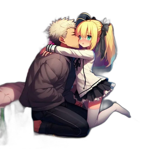 jacket, anime, pixel art, concept art, watercolor, snow, fire, neon lights transparent PNG cut-out