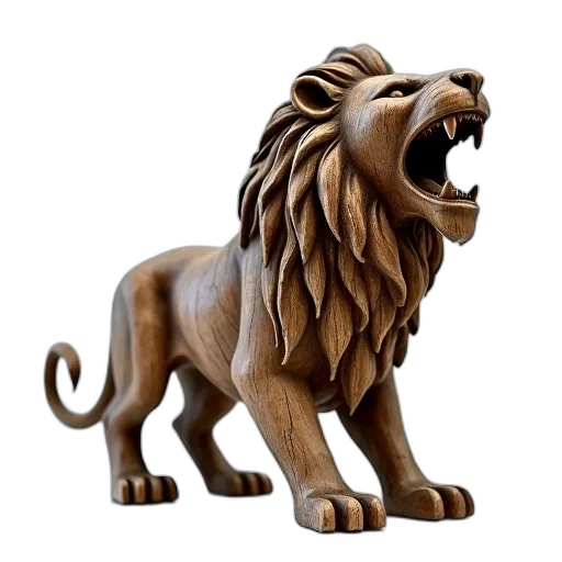 animal, crown, staff, 3d render, photorealistic, concept art, fantasy art, weathered transparent PNG cut-out