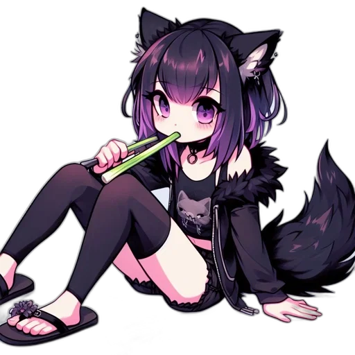 staff, weapon, creature, animal, anime, pixel art, cyberpunk, fantasy art transparent PNG cut-out