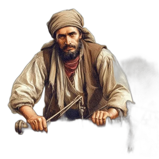 staff, weapon, sword, face, concept art, oil painting, photorealistic, fantasy art transparent PNG cut-out