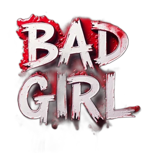 concept art, second, image, close-up, bad, girl, text, first transparent PNG cut-out