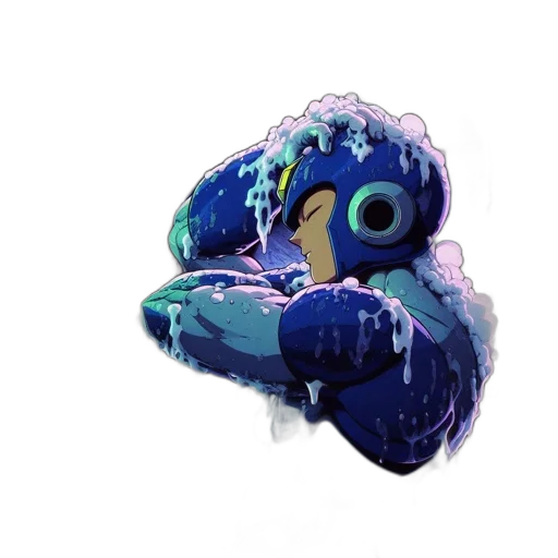 mask, creature, dragon, robot, concept art, 3d render, vaporwave, pixel art transparent PNG cut-out