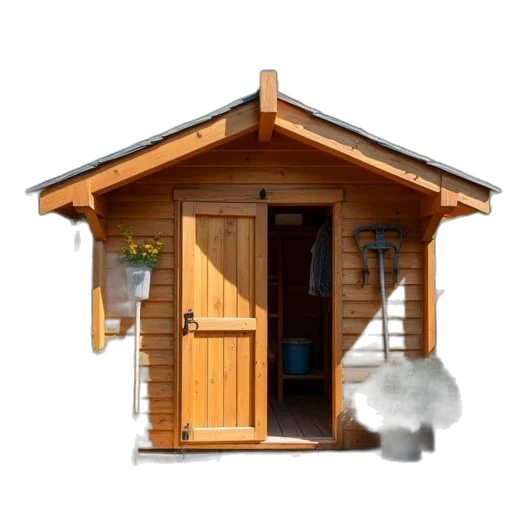 building, furniture, umbrella, animal transparent PNG cut-out
