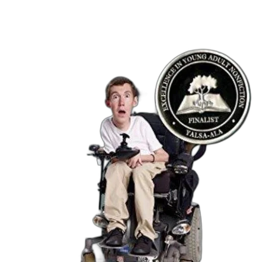 staff, concept art, book, cover, young, man, wheelchair, titled transparent PNG cut-out