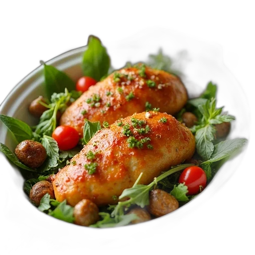 food, photorealistic, 3d render, large transparent PNG cut-out