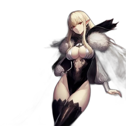 weapon, dragon, dress, fantasy art, concept art, pixel art, anime, monochrome transparent PNG cut-out