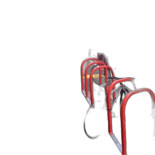 staff, robot, hair, weapon, 3d render, concept art, red, man transparent PNG cut-out
