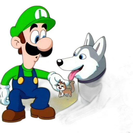 animal, staff, creature, concept art, cartoon, pixel art, 3d render, green transparent PNG cut-out