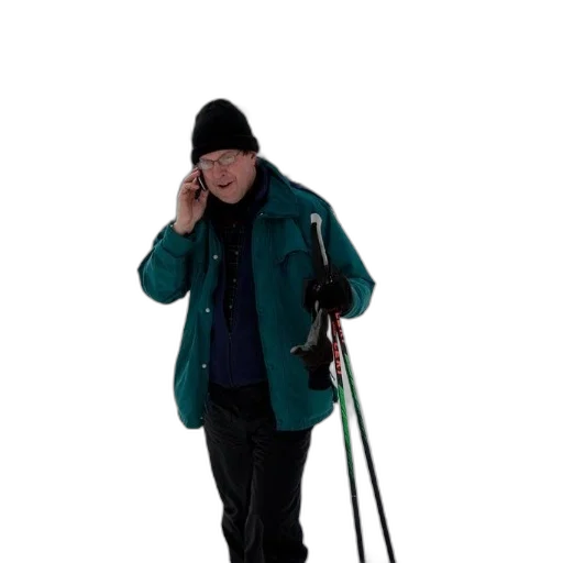 staff, jacket, umbrella, hat, 3d render, concept art, photorealistic, snow transparent PNG cut-out