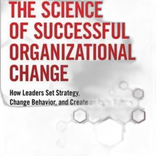 science, successful, organizational, change, book, cover, red, black transparent PNG cut-out