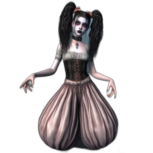 dress, creature, staff, mask, concept art, fantasy art, 3d render, photorealistic transparent PNG cut-out
