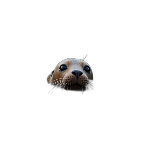 animal, face, creature, hair, photorealistic, 3d render, pixel art, concept art transparent PNG cut-out