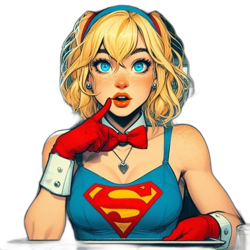 face, staff, jewelry, comic book art, pixel art, cartoon, concept art, blonde-haired transparent PNG cut-out
