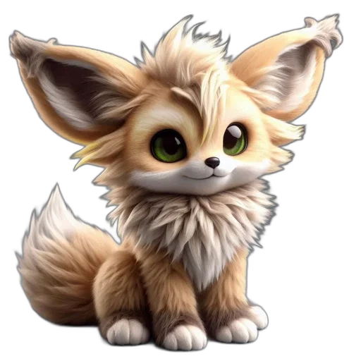 animal, staff, creature, fantasy art, concept art, photorealistic, pixel art, vibrant transparent PNG cut-out