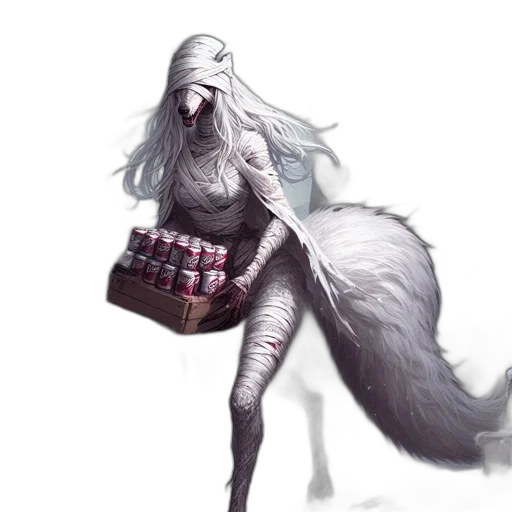 creature, animal, dress, dragon, concept art, fantasy art, watercolor, comic book art transparent PNG cut-out