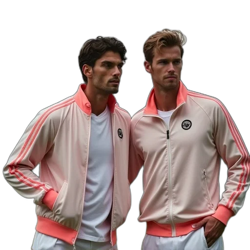 jacket, men, tennis, jackets, standing, together, event transparent PNG cut-out