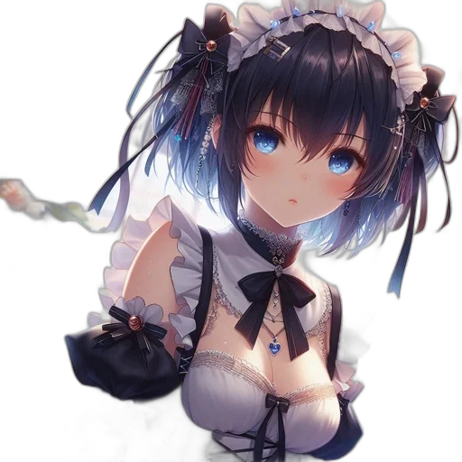 dress, staff, robot, weapon, anime, pixel art, photorealistic, concept art transparent PNG cut-out