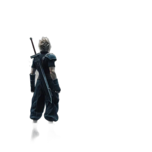 weapon, sword, staff, robot, concept art, 3d render, pixel art, cyberpunk transparent PNG cut-out