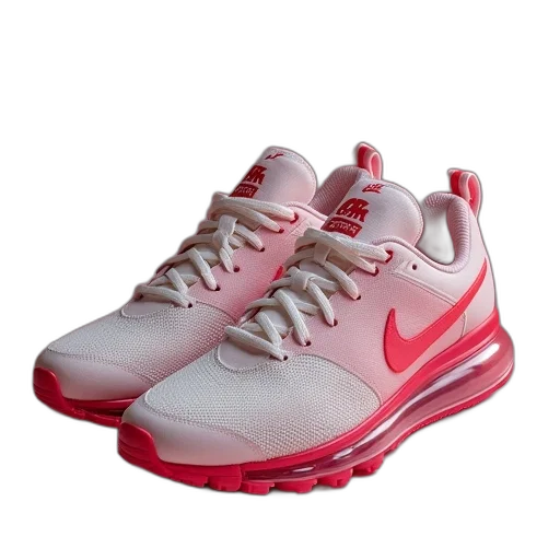 shoes, 3d render, vaporwave, nike transparent PNG cut-out