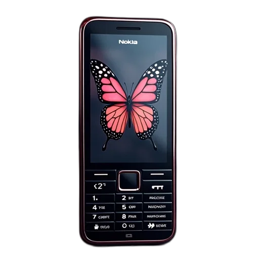 nokia, butterfly, sleek, smartphone transparent PNG cut-out