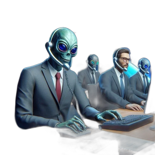 robot, staff, mask, concept art, 3d render, fantasy art, vaporwave, outer space transparent PNG cut-out