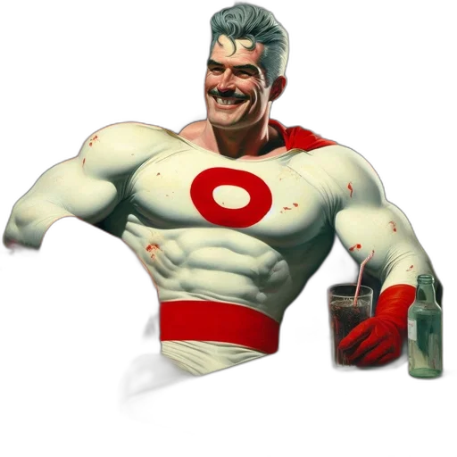 staff, jacket, animal, comic book art, 3d render, concept art, cartoon, inside transparent PNG cut-out