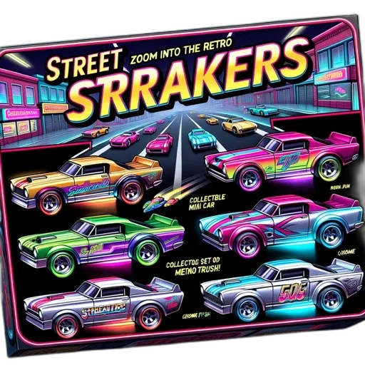 car, concept art, 3d render, city street, vibrant, street, scrakerz, packaging transparent PNG cut-out