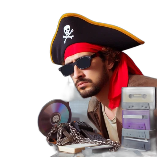 jacket, weapon, hat, staff, 3d render, vaporwave, photorealistic, concept art transparent PNG cut-out