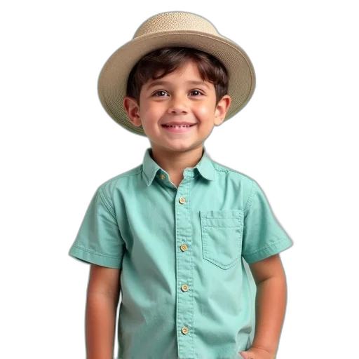 hat, jacket, animal, photorealistic transparent PNG cut-out