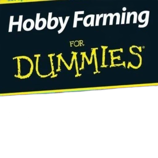 set, hobby, farming, dummies, book, cover, featuring, red transparent PNG cut-out