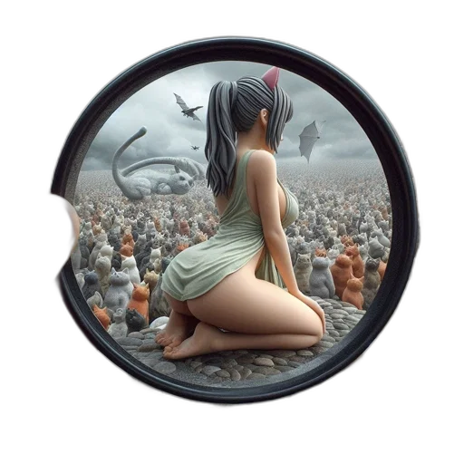 dress, creature, jewelry, robot, fantasy art, concept art, 3d render, photorealistic transparent PNG cut-out