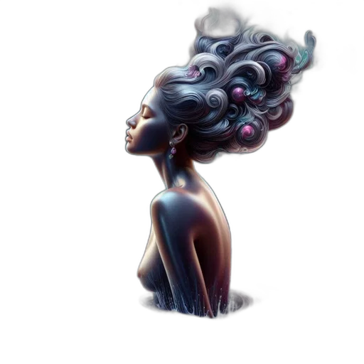 crown, hair, dress, face, concept art, fantasy art, 3d render, photorealistic transparent PNG cut-out