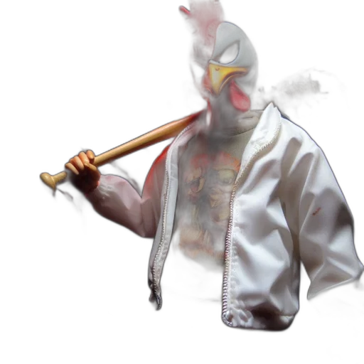 mask, staff, weapon, sword, concept art, photorealistic, 3d render, fantasy art transparent PNG cut-out