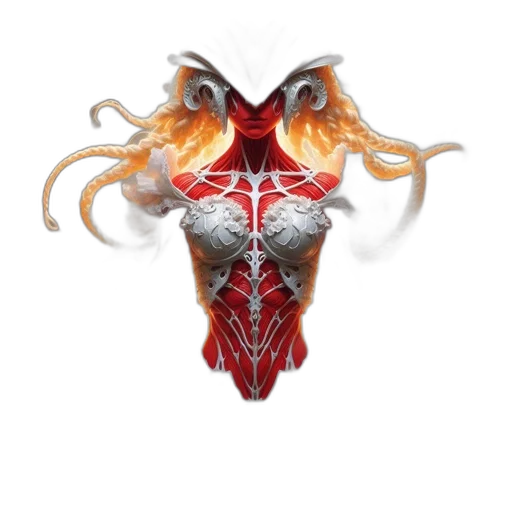 mask, dragon, creature, face, concept art, fantasy art, pixel art, 3d render transparent PNG cut-out