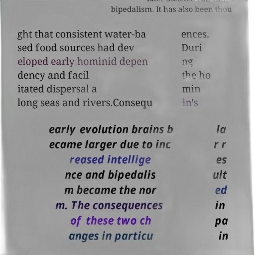 text-based, image, discussing, evolution, early, hominids, mentioning, increased transparent PNG cut-out