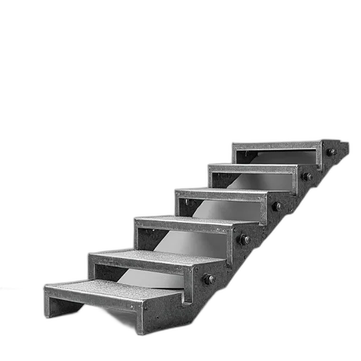furniture, shoes, metal, ramp, five, steps transparent PNG cut-out