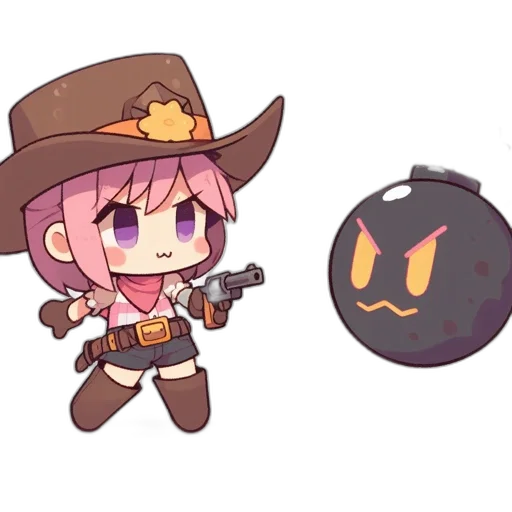 weapon, hat, pixel art, anime, concept art, cartoon, fire, dark transparent PNG cut-out