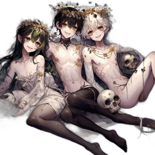 staff, mask, dress, jewelry, fantasy art, concept art, anime, pixel art transparent PNG cut-out