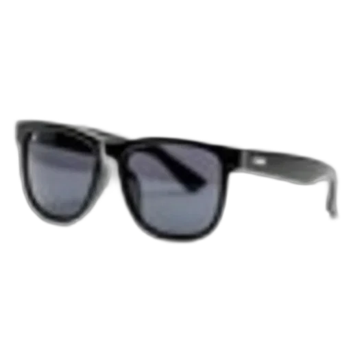pair, black, sunglasses, reflective, lens, displayed, against, white transparent PNG cut-out